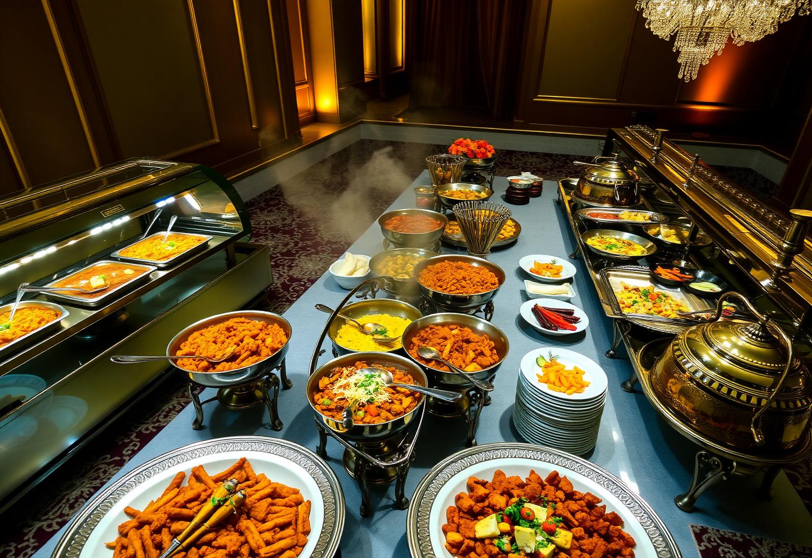 Premium wedding catering buffet by Samriddhi Caterers, Ranchi